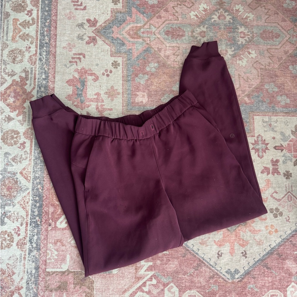 Lululemon Deep Plum Jogger Pants